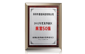 龍華民營(yíng)50強企業(yè)