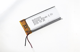 3.7V 850mA藍牙通訊消費數碼類(lèi)聚合物鋰電池